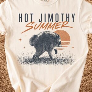 Hot Jimothy Summer Raccoon Shirt, Seattle Meme Comfort Colors Graphic Tee