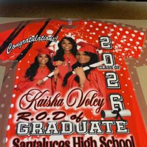 Custom 3D All Over Print Shirt, Graduation, Birthday